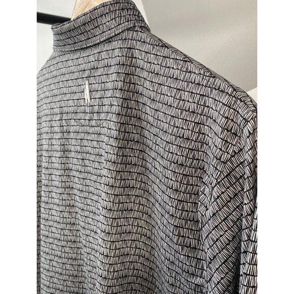 Johnnie O Millard Golf Polo Men’s Medium Heather Black Stretch Performance - Picture 7 of 16